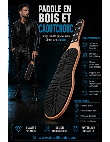 Kick Ass Boot Spanking Paddle