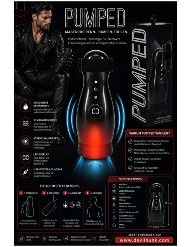 Pumped - Virtuo - Heating Suction and Vibrating Masturbator