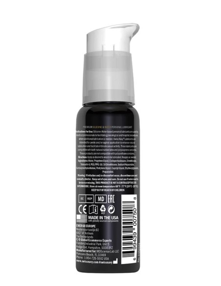 Swiss Navy Hybrid (Silicone & Water) Premium Lube 29.5 ml
