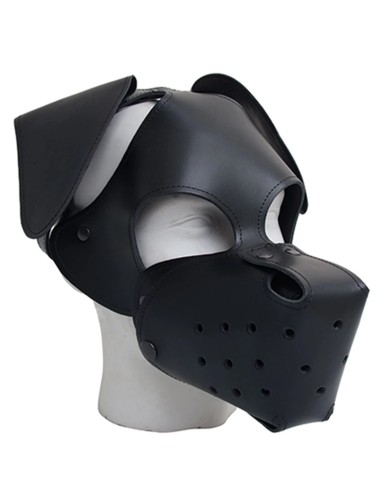 Blindfolds & gags Mister B Leather Floppy Dog Hood Black Black