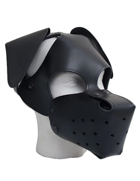 Blindfolds & gags Mister B Leather Floppy Dog Hood Black Black