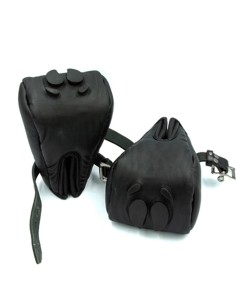 Blindfolds & gags Mister B Leather Pig Paws Black