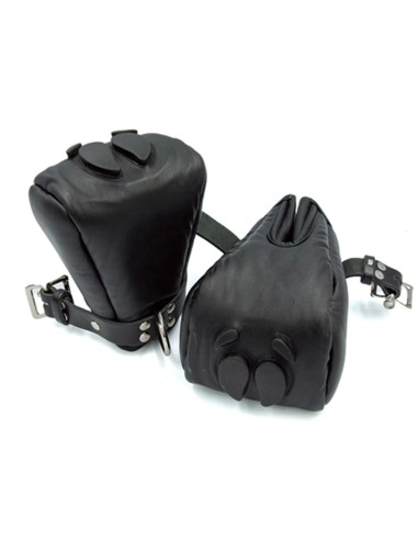 Blindfolds & gags Mister B Leather Pig Paws Black